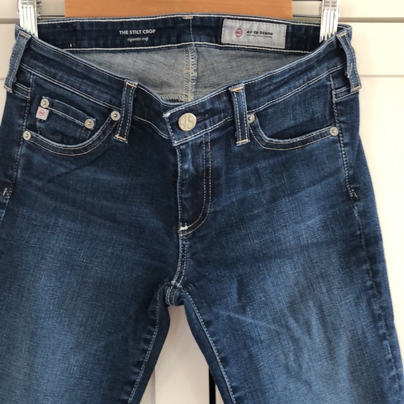 AG Adriano Goldschmied Stilt Cigarette Crop 27R - Picture 2 of 7